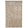 Dunkelbrauner und beiger Insektenschutz Septilici 118x220cm (Chenille)