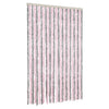 Hopeanharmaa ja pinkki hyönteisverho Septilici 118x220cm (chenille)