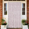 Hopeanharmaa ja pinkki hyönteisverho Septilici 118x220cm (chenille)
