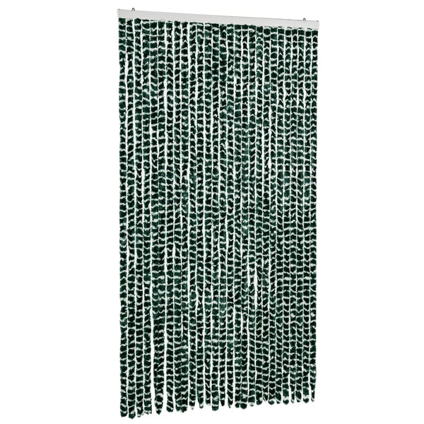 Insektenschutzvorhang Grün und Weiß Septilici 118x220cm (Chenille)