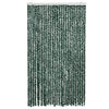 Insektenschutzvorhang Grün und Weiß Septilici 118x220cm (Chenille)
