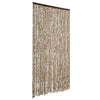 Beige und brauner Insektenschutzvorhang Septilici 118x220cm (Chenille)