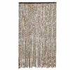 Beige und brauner Insektenschutzvorhang Septilici 118x220cm (Chenille)