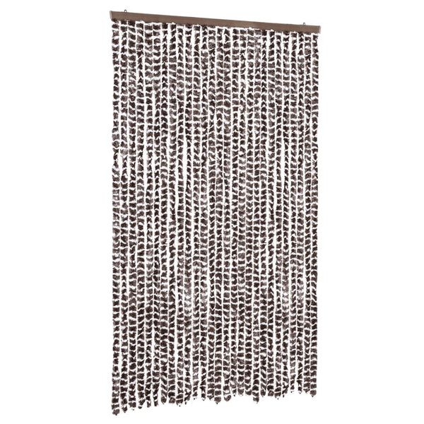 Ruskea ja valkoinen hyönteisverho Septilici 118x220cm (chenille)