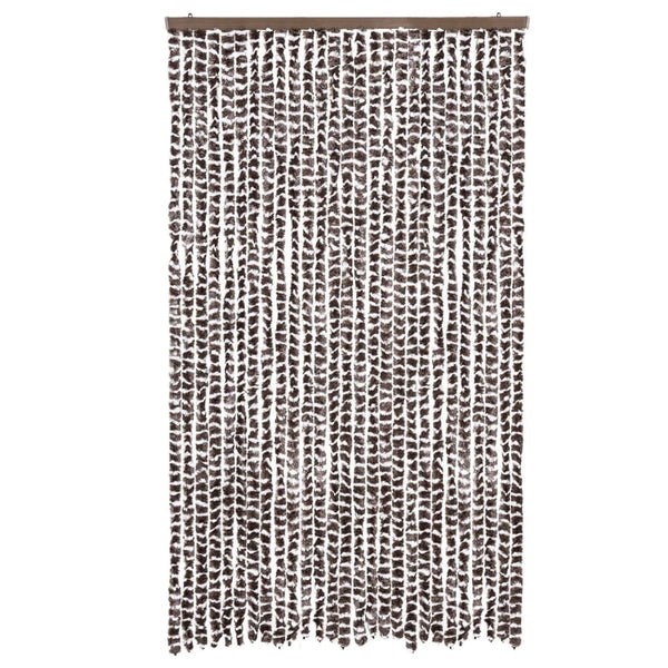 Ruskea ja valkoinen hyönteisverho Septilici 118x220cm (chenille)