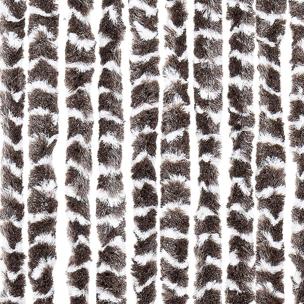 Ruskea ja valkoinen hyönteisverho Septilici 118x220cm (chenille)