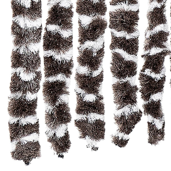 Ruskea ja valkoinen hyönteisverho Septilici 118x220cm (chenille)