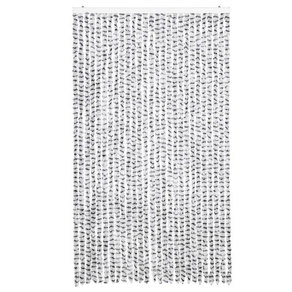 Vaalean- ja tummanharmaa hyönteisverho Septilici 118x220cm (chenille)