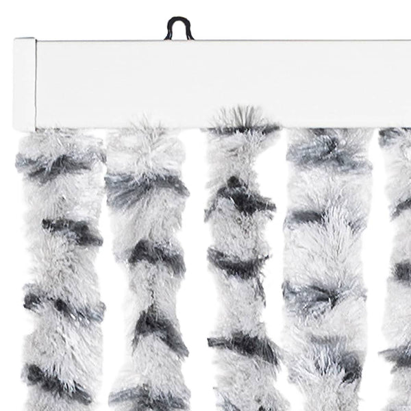 Vaalean- ja tummanharmaa hyönteisverho Septilici 118x220cm (chenille)