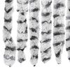 Vaalean- ja tummanharmaa hyönteisverho Septilici 118x220cm (chenille)