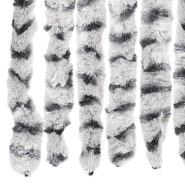 Vaalean- ja tummanharmaa hyönteisverho Septilici 118x220cm (chenille)