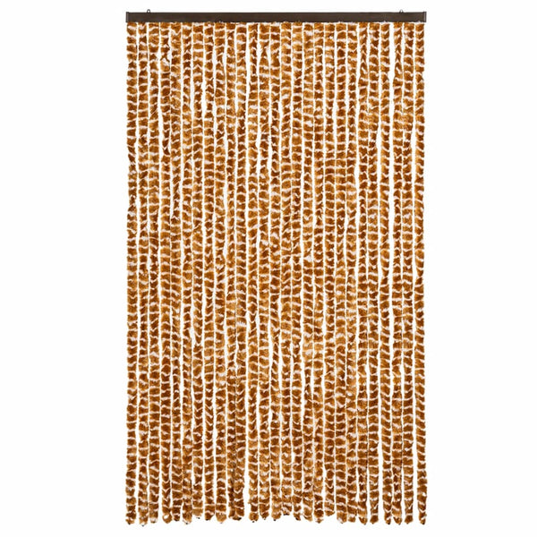 Okra ja valkoinen hyönteisverho Septilici 118x220cm (chenille)