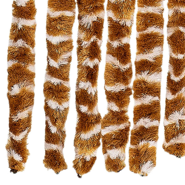 Okra ja valkoinen hyönteisverho Septilici 118x220cm (chenille)