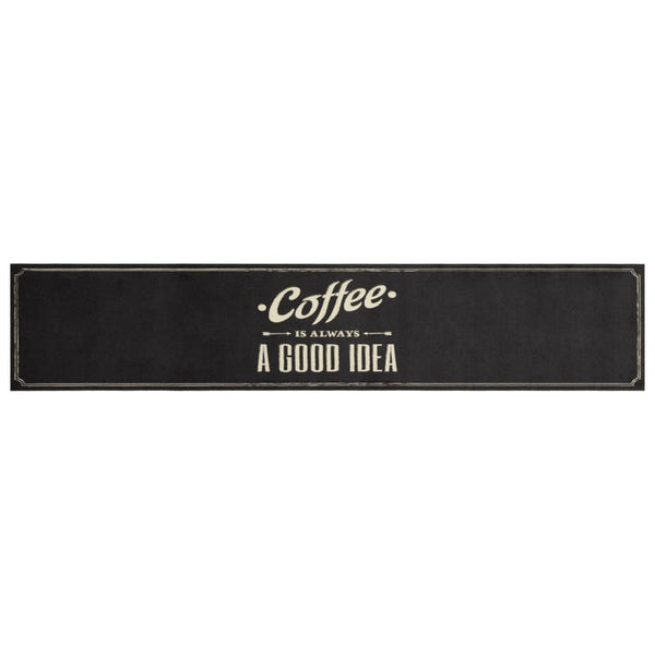 Bigan 60x300cm (Samt) waschbarer Küchenläufer Coffee