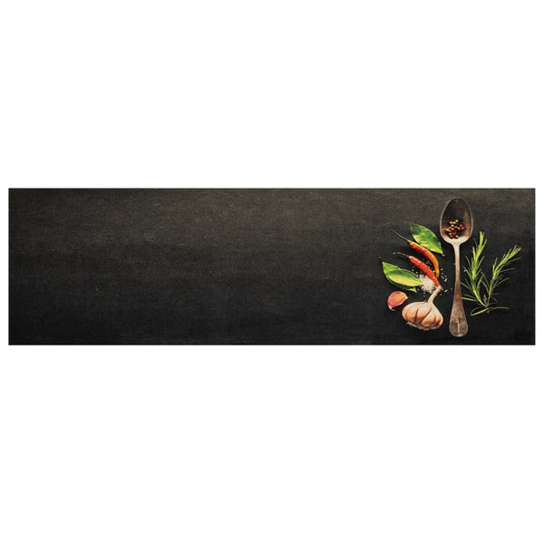 Bigan 45x150cm Samt Küchenteppich waschbar Gewürze