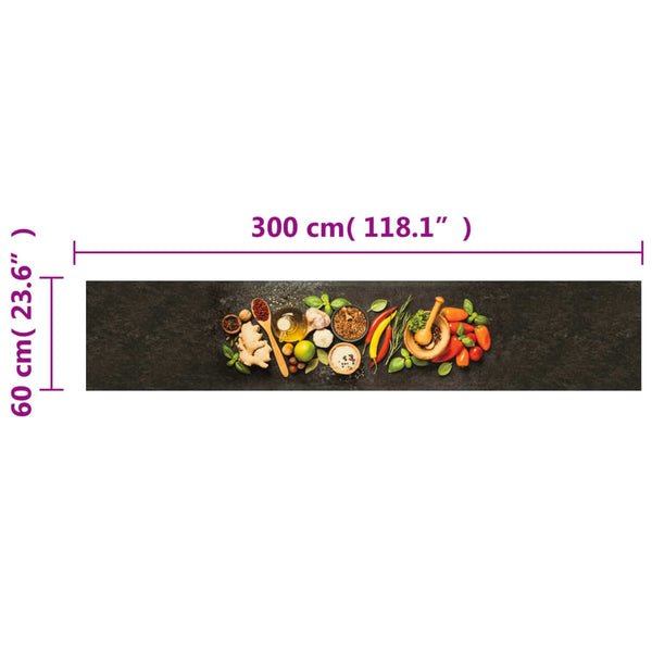 Samt Küchenläufer Gewürze Bigan 60x300cm