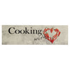 Waschbarer Küchenteppich Peper Cooking Bigan 45x150cm (Samt)