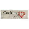 Samt Küchenläufer waschbar Peper Cooking Bigan 60x180cm