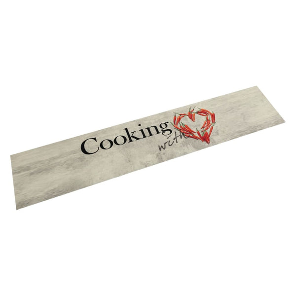 Abwaschbarer Küchenteppich Cooking Bigan 60x300cm (Samt)