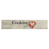 Abwaschbarer Küchenteppich Cooking Bigan 60x300cm (Samt)