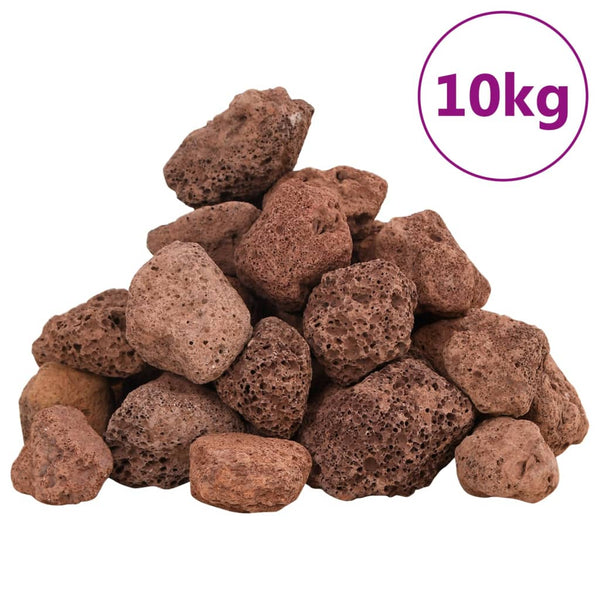 Rotes Lavagestein Veturiea 3–5 cm (10 kg)