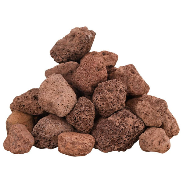 Rotes Lavagestein Veturiea 3–5 cm (10 kg)