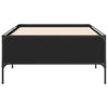 Schwarzes Cierra Bettgestell 90x190cm (Metall und Holz)