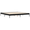 Cierra Bettrahmen 200x200cm schwarz (Holz und Metall)