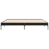 Cierra Bettrahmen 200x200cm schwarz (Holz und Metall)