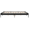 Cierra Bettrahmen 200x200cm schwarz (Holz und Metall)
