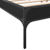 Cierra Bettrahmen 200x200cm schwarz (Holz und Metall)