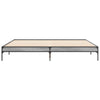Cierra Bettgestell 200x200cm grau (Holz und Metall)