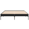 Cierra Bettgestell schwarz 150x200cm (Holz und Metall)