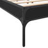 Cierra Bettgestell schwarz 150x200cm (Holz und Metall)