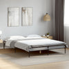 Cierra Bettgestell grau 150x200cm (Holz und Metall)
