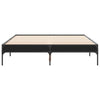 Cierra Bettgestell schwarz 120x200cm (Holz und Metall)