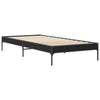 Cierra Bettgestell schwarz 90x190cm (Holz und Metall)