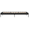 Cierra schwarzes Bettgestell 75x190cm (Holz und Metall)