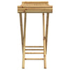 Klappbarer Beistelltisch Sozie 70,5x42,5x80cm (Bambus)