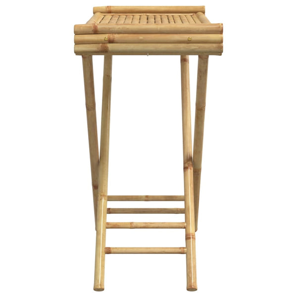 Klappbarer Beistelltisch Sozie 70,5x42,5x80cm (Bambus)