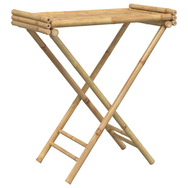 Klappbarer Beistelltisch Sozie 70,5x42,5x80cm (Bambus)