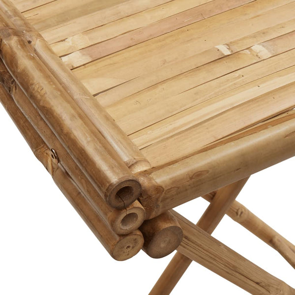 Klappbarer Beistelltisch Sozie 70,5x42,5x80cm (Bambus)