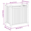 Blumenkasten Lastu 50x30x50cm (Bambus)