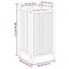 Blumenkasten Lastu 40x40x80cm (Bambus)