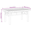 Couchtisch Tavica 70x40x35cm (Bambus)