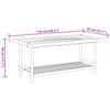 Couchtisch Scevola 110x55x45cm (Bambus)