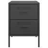 Schwarzer TV-Schrank Militar 36x39x50,5cm (Stahl)
