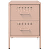 Pinke Nachttische Militar 36x39x50,5cm (2 St., Stahl)