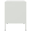 Nachttisch Militar 36x39x50,5cm (Stahl) weiß
