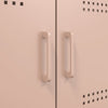 Pinkfarbene TV-Möbel Ping 68x39x50,5cm (2 St., Stahl)